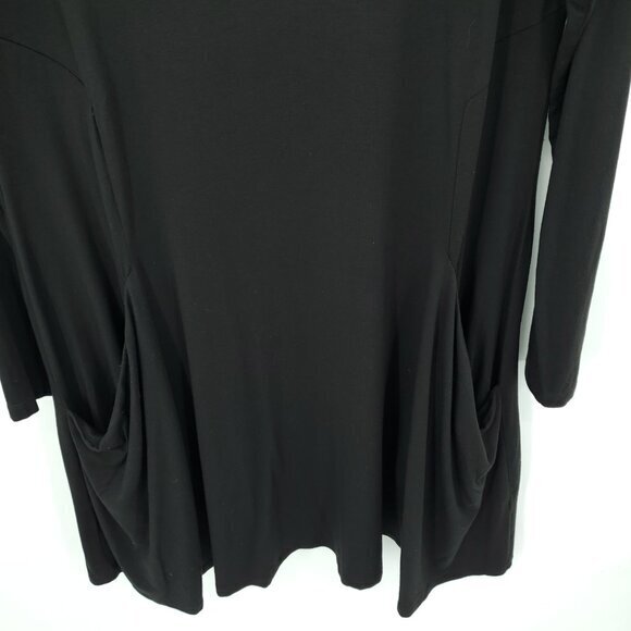 Betabrand Sweatshirt Travel Dress Silk/Modal Stretch M Black W0935-BK - Picture 9 of 16
